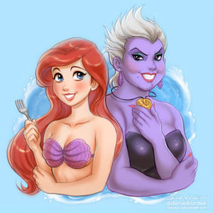 Ariel and Ursula