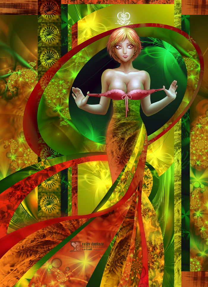Fractal Queen by daekazu