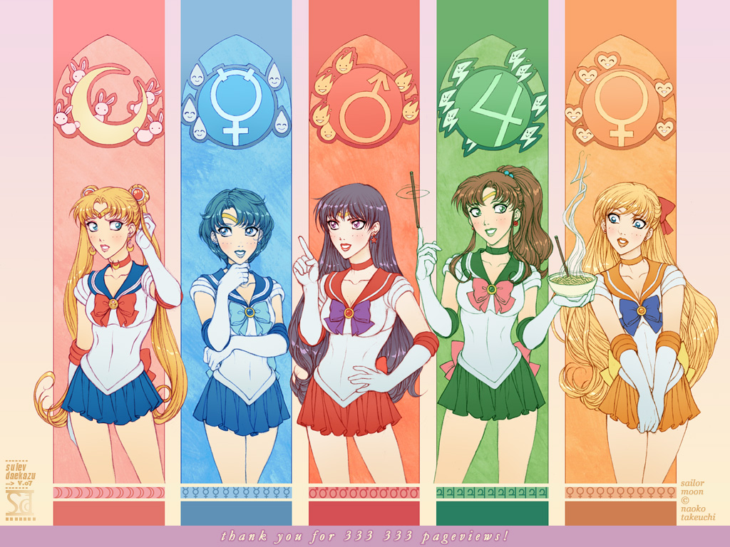 Sailor Moon 5 Warriors By Daekazu On DeviantArt sailor-moon-5-warriors-by-daekazu-on-deviantart