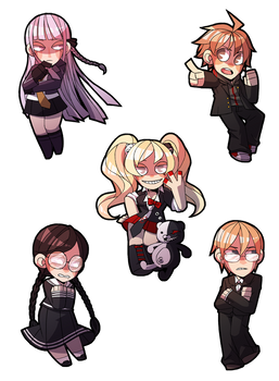 Dangan Ronpa Stickers Part 2