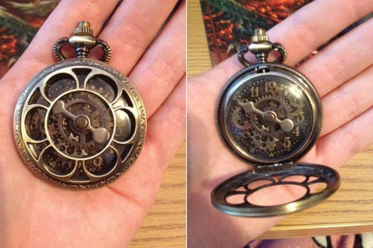 Steampunk Pocket Watch Necklace