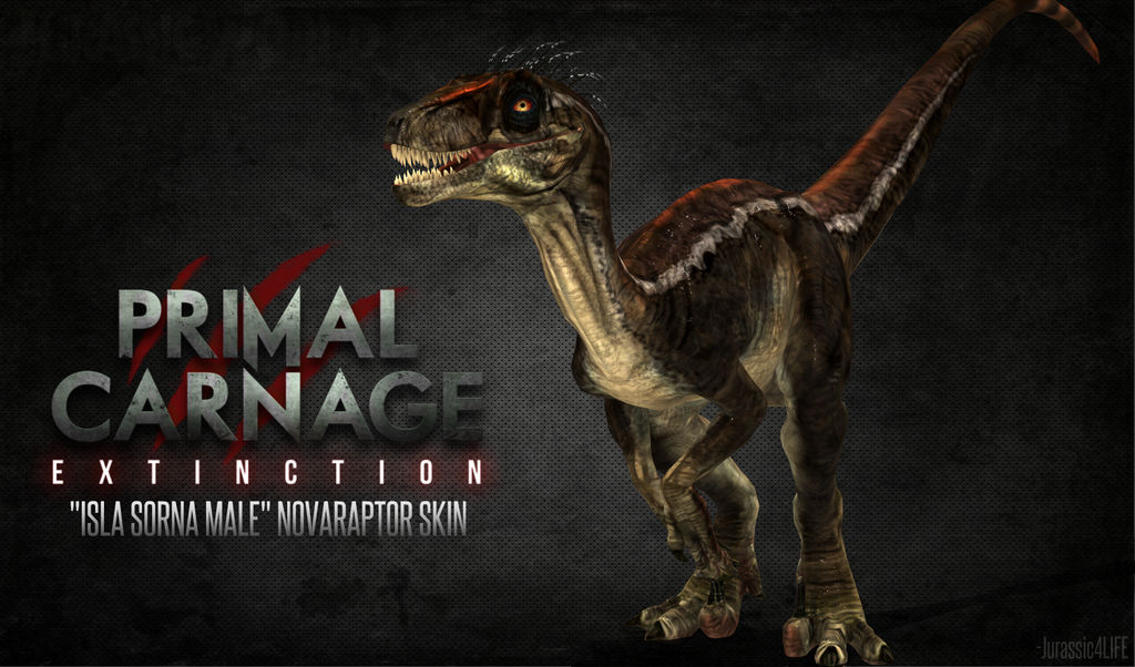 Novora Raptor 'Isla Sorna Male' Novaraptor Skin by Jurassic4LIFE on DeviantArt
