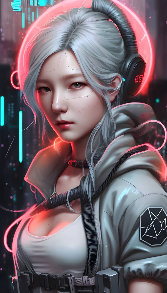 Cyberpunk Anime Girl by Afrial on DeviantArt