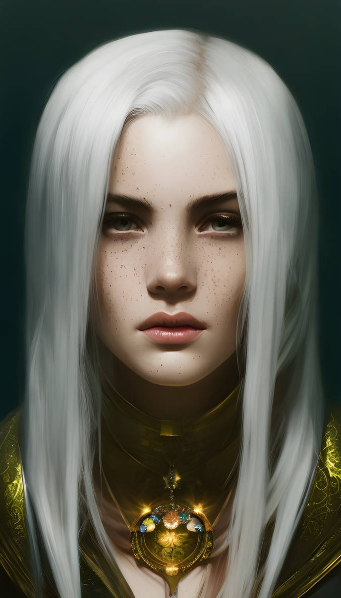 white hair girl - 1 by rezjoy on DeviantArt