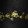 Black background with gold pattern
