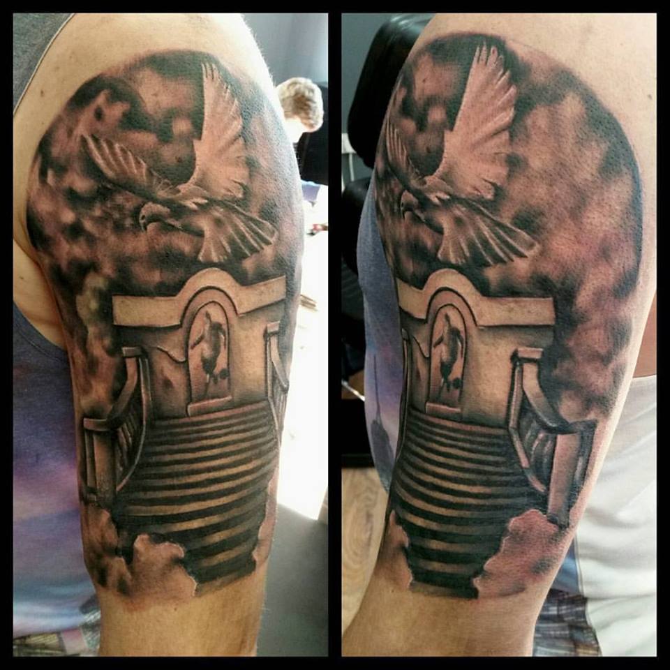 Stairway to heaven tattoo by thirteen7s on DeviantArt