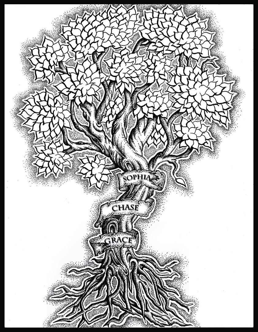 Family Tree Tattoo by ChrisOneill on DeviantArt Family Tree Tattoo by ChrisOneill on DeviantArt