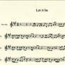 Let it be for Alto Sax