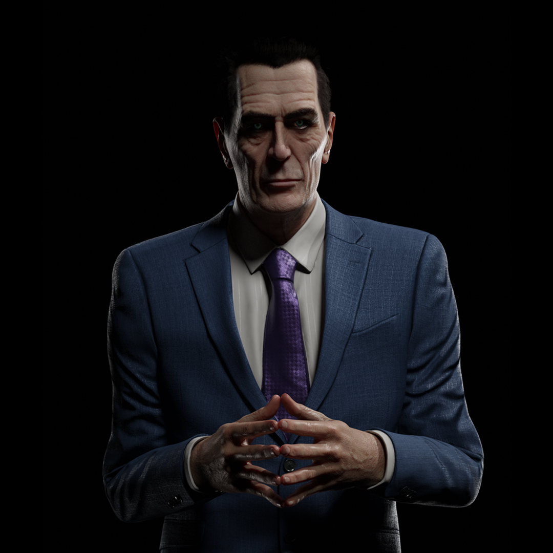 Gman from half-life hd