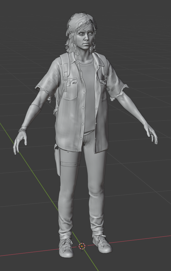 The Last Of Us Part II models - Young Ellie by Fonzzz002 on DeviantArt