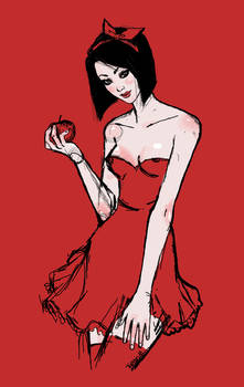 Snow White in red