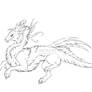 Dragon - lineart.