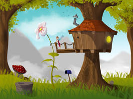 Pixie tree house