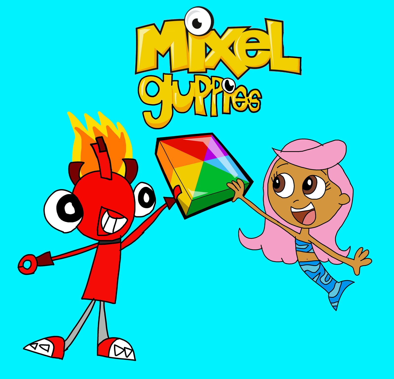 Mixcel Mixel guppies by mixelsarecool on DeviantArt