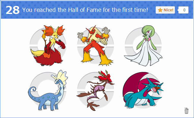 My Pokemon X/Y in-game team by MegasTheBlaziken on DeviantArt
