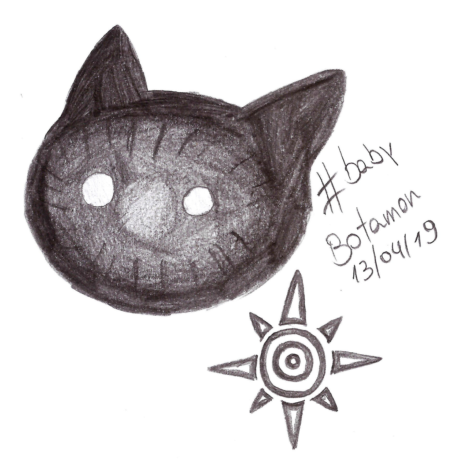 Courage - Botamon by Kurosaki-Arthur on DeviantArt