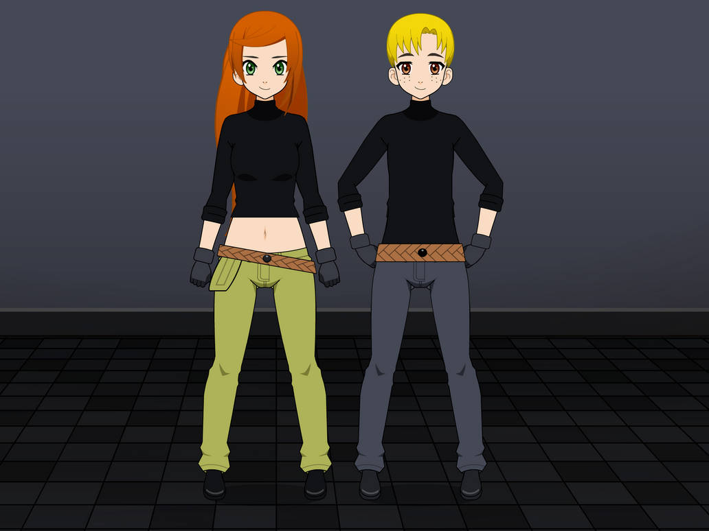 Kim Possible Ron Rapper Deviantart Kim Possible (Updated) And Ron Stoppable by MEGAF1SH on DeviantArt