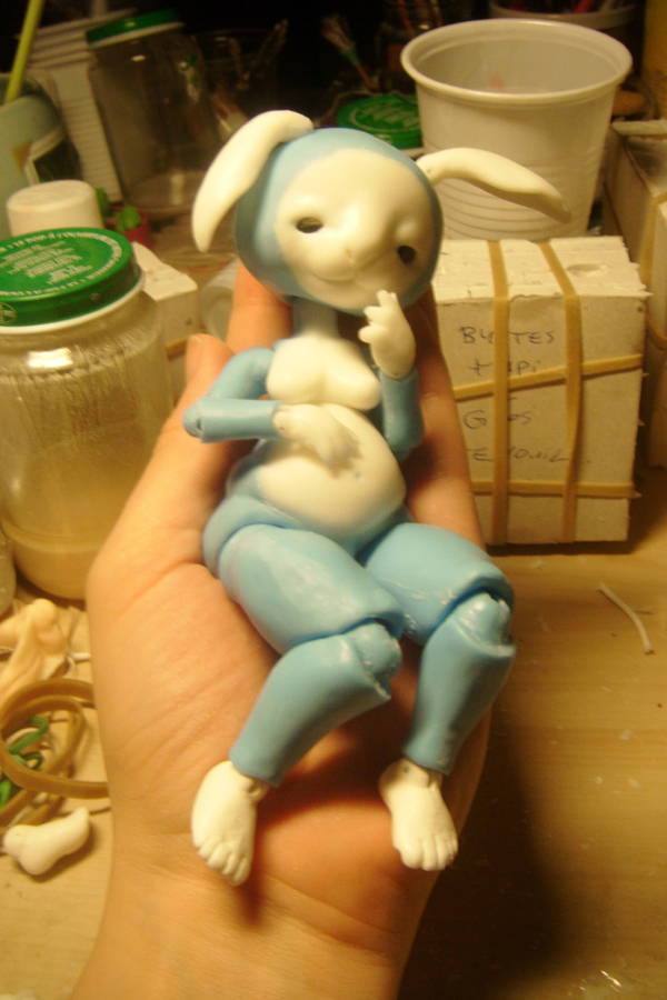 Fenouil the fat rabbit : Blue