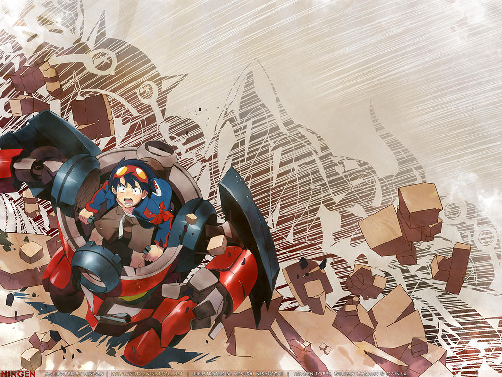 Tengen Toppa Gurren Lagann- Render by YokoTail on DeviantArt