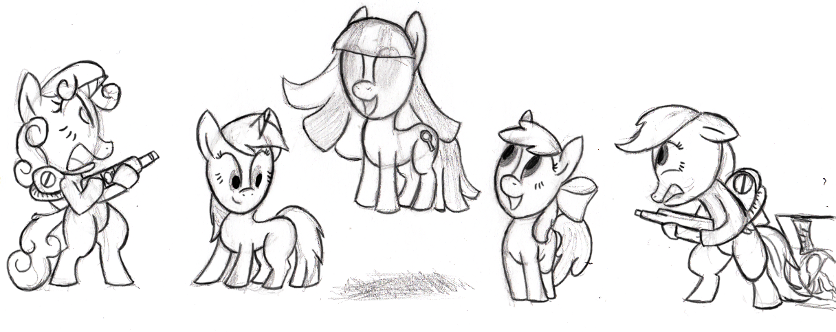 Cutie Mark Crusader Ghost Grabbers