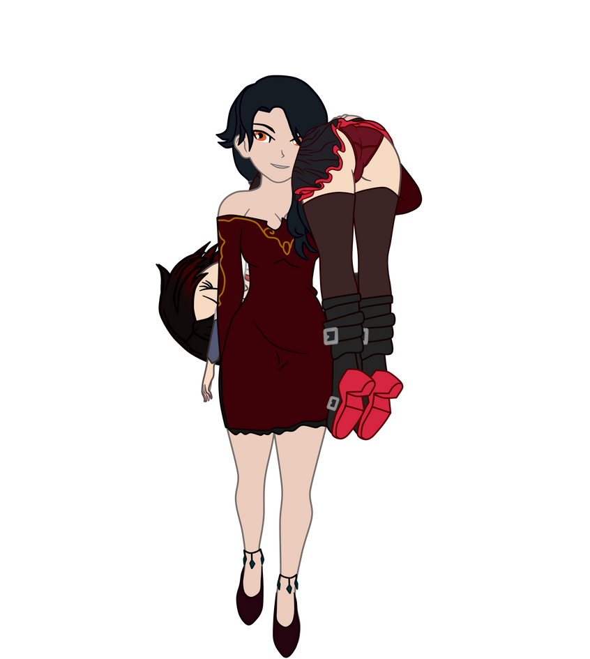 Cinder Falls Takes revenge Ruby Rose by gmaplay on DeviantArt