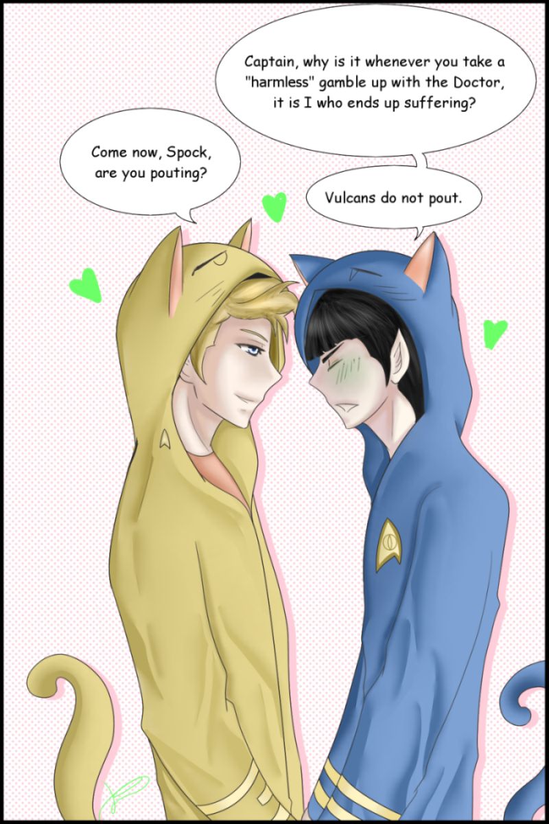 OTP Kirk/Spock in Kigurumis