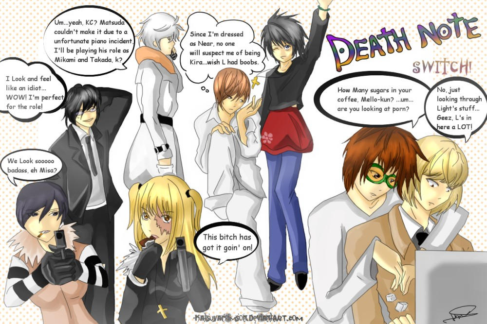 Death Note- SWTICH by KatsuyaCrimson on DeviantArt