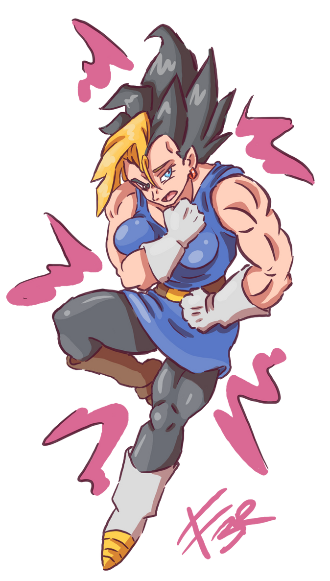 Vegeta C 18 patreon reward by Fokk3rs on DeviantArt