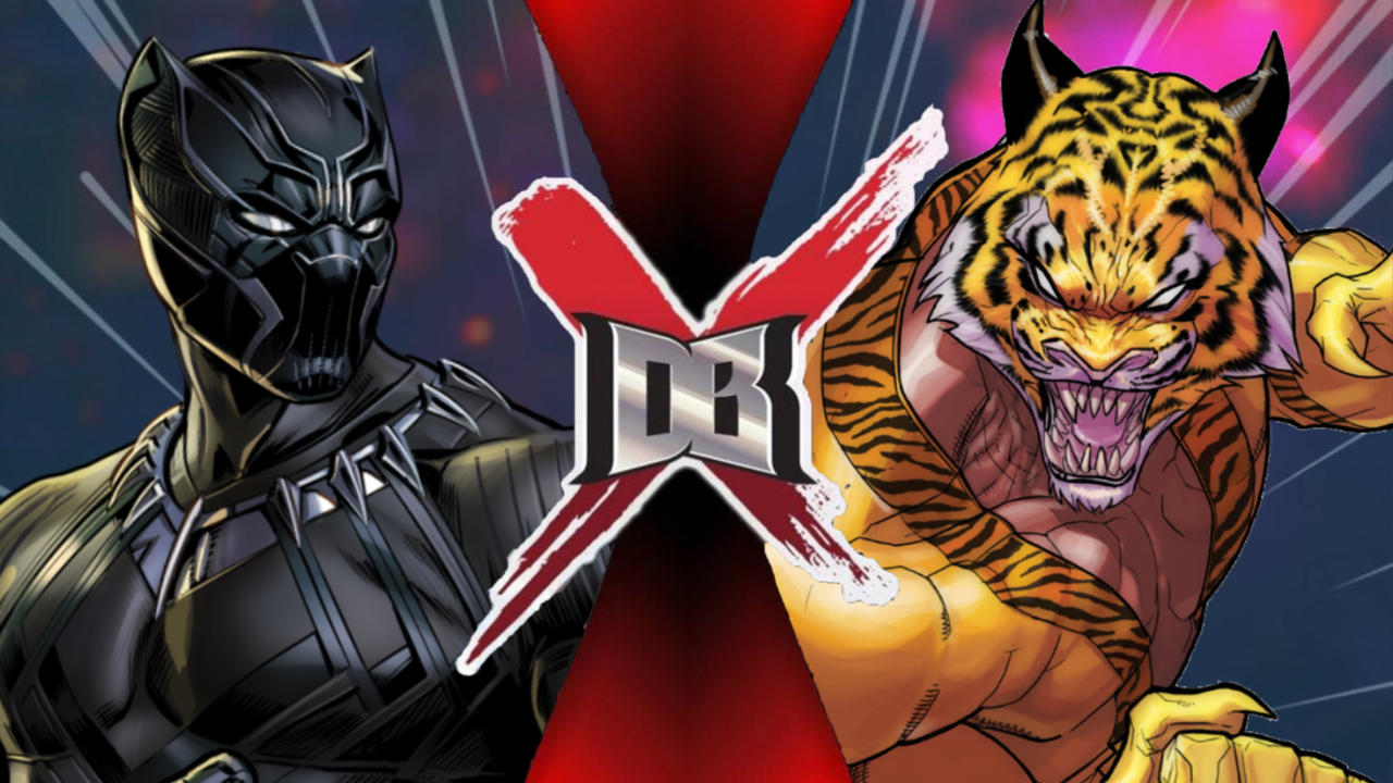 Black Panther vs. Bronze Tiger by artistgalaxy on DeviantArt