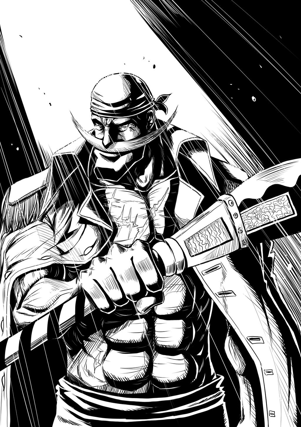 Inktober 2017 Whitebeard by sandertulk on DeviantArt