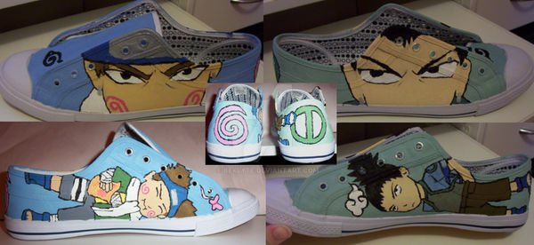 Shikamaru-Chouji custom shoes