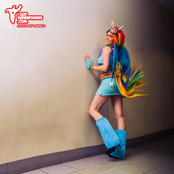 MLP Rainbow Dash Cosplay by Tiffany Dean