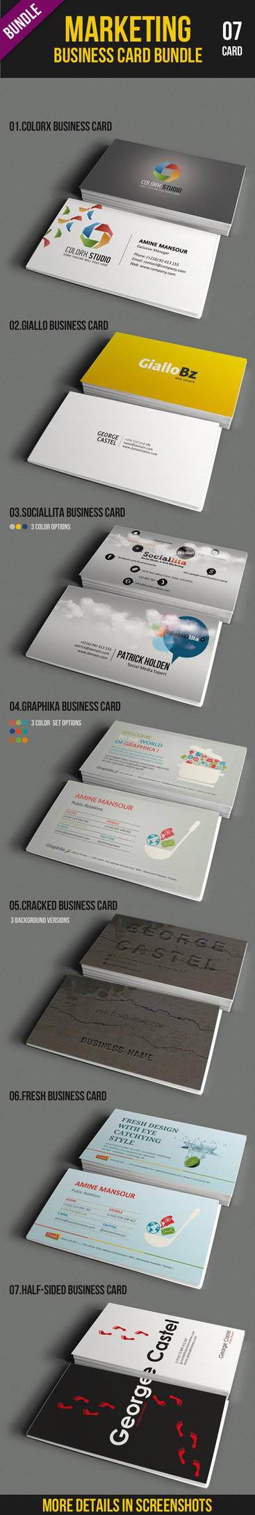 Marketing Business Card Bundle