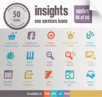 Insights SEO Services Icons - Series 04 of 04