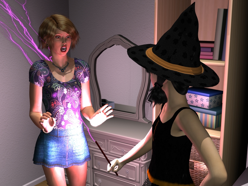 Scene From My Sister Is A Witch By Areg5 On DeviantArt.