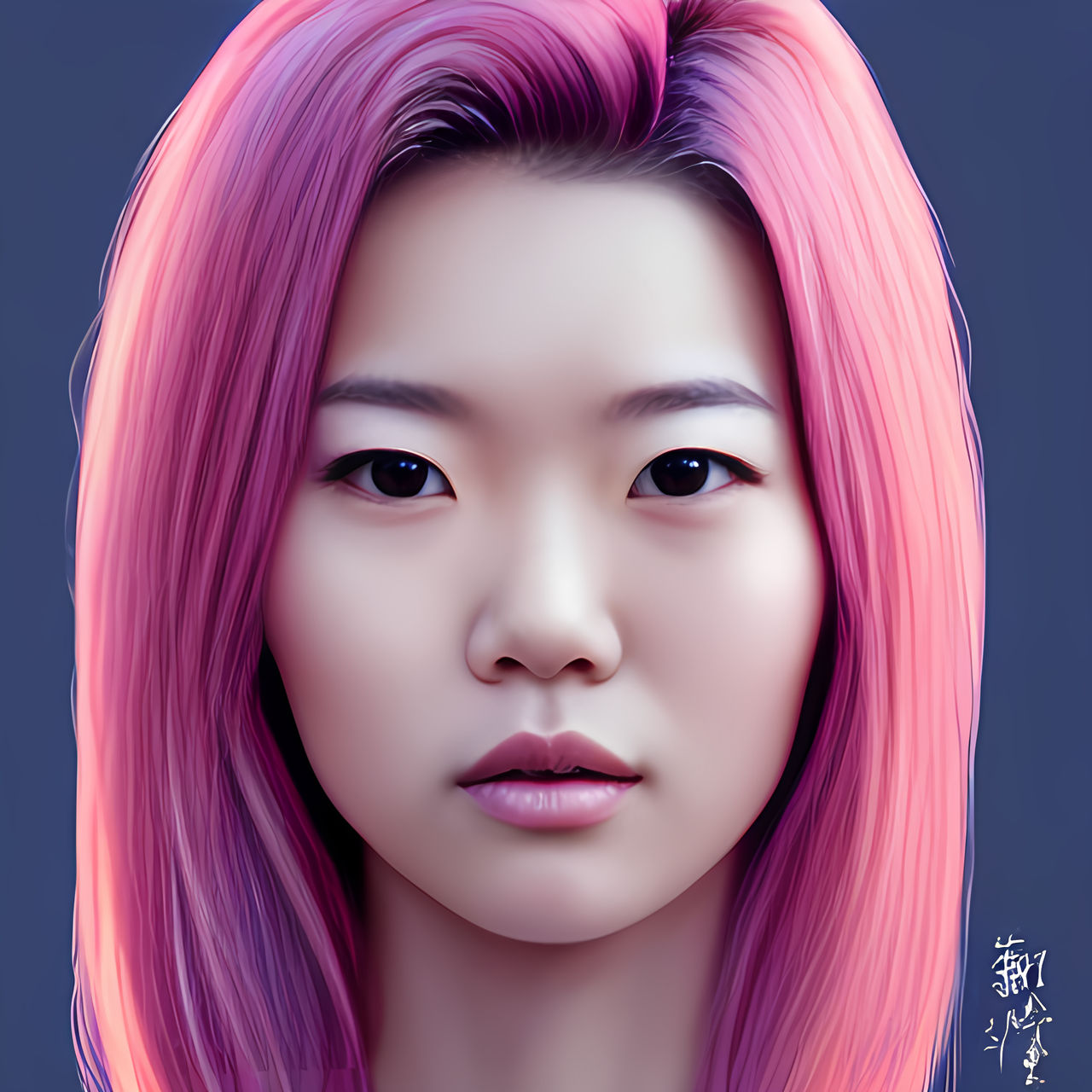Pink Distorted Portrait Portrait Pink Sd Upscaled 1052 by Lost-In-Glorp on DeviantArt