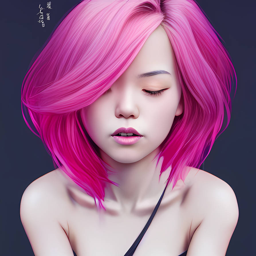 Pink Portrait Portrait Pink Sd Upscaled 105b by Lost-In-Glorp on DeviantArt
