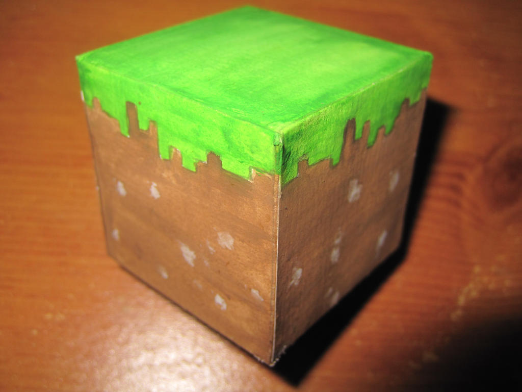 Minecraft Dirt Block D by sennachan197 on DeviantArt