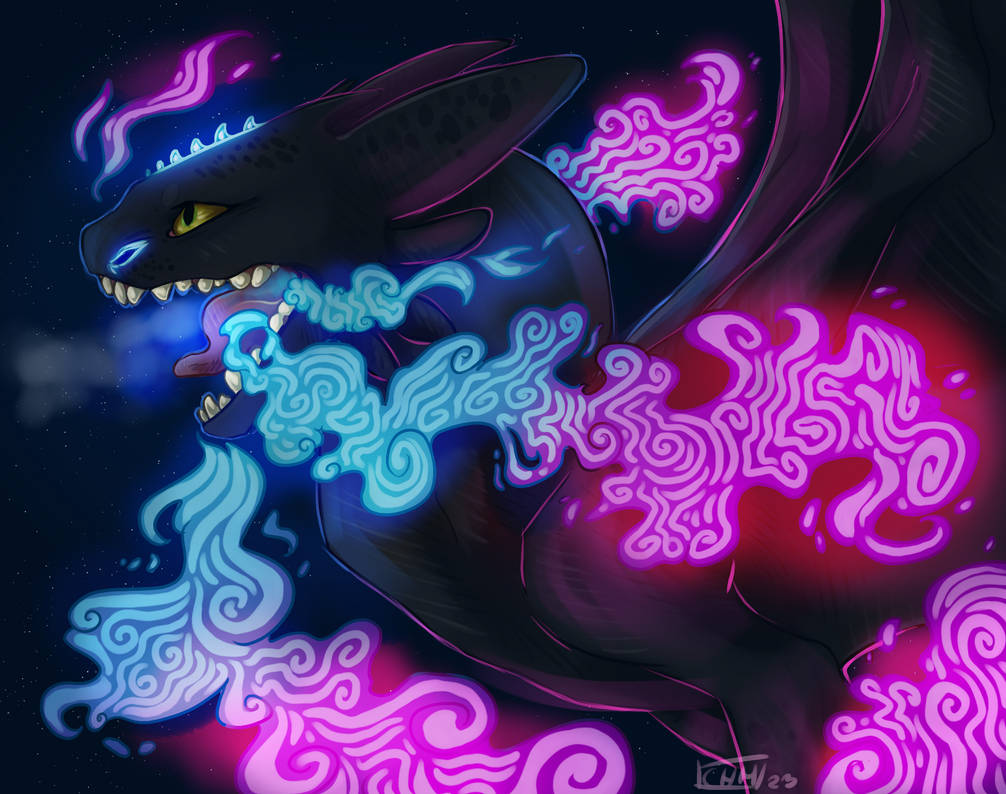 Grumpy Night Fury Night fury by Ros3nthal on DeviantArt