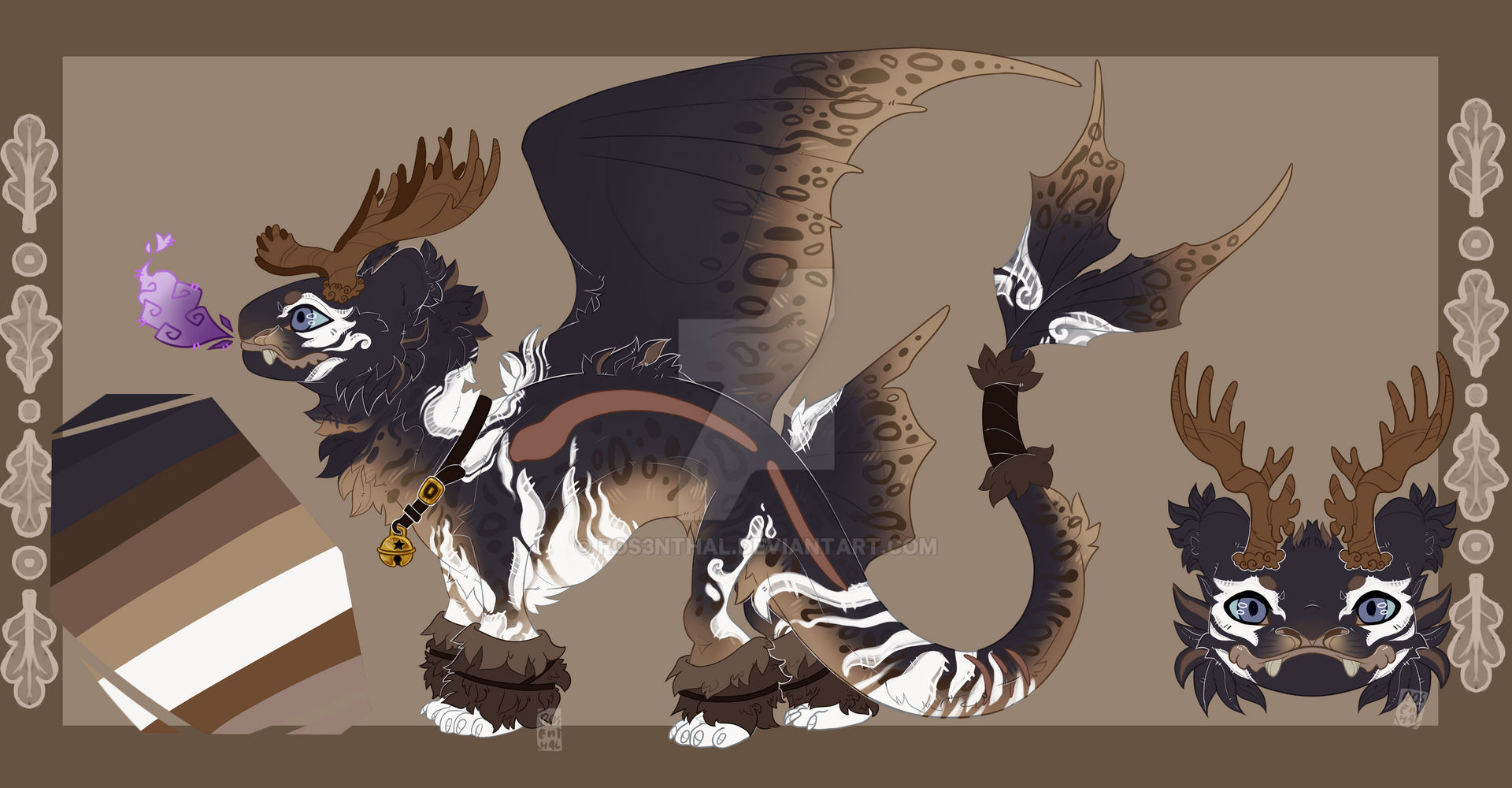 (closed) moose or reindeer dragon