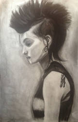 Salander in Charcoal