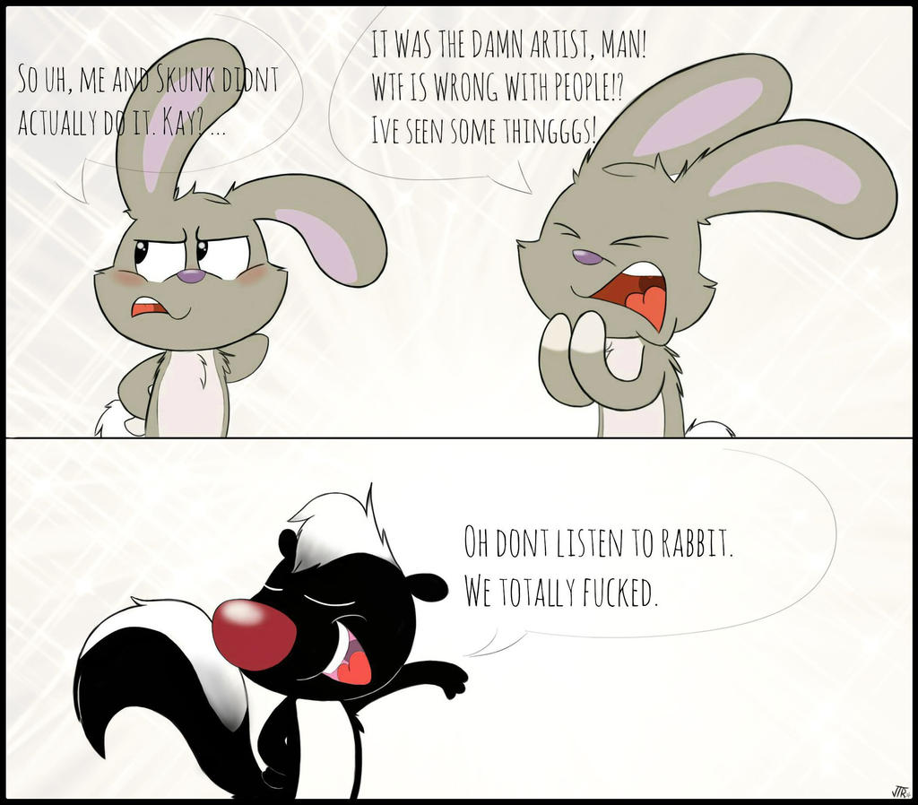 Rabbit shares his feels by KippKatt on DeviantArt