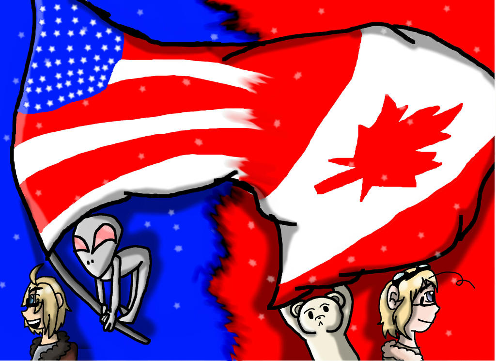 America and Canada -colored-