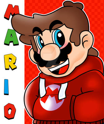 Mario In A Hoodie