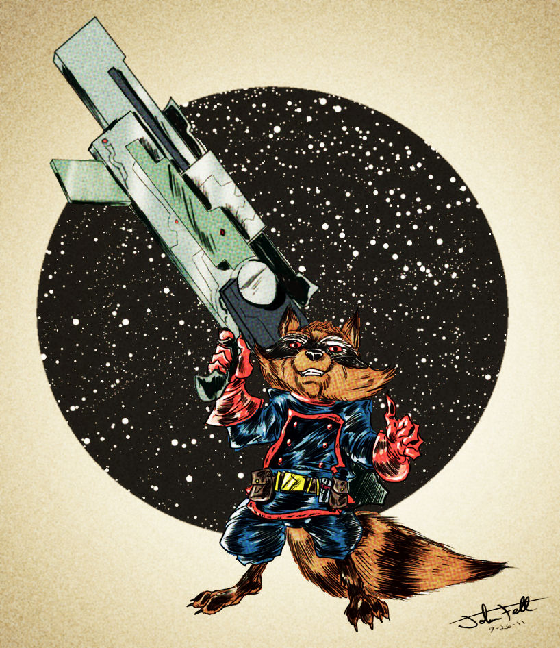 Rocket Racoon Inflated Rocket Racoon by JTF3 on DeviantArt