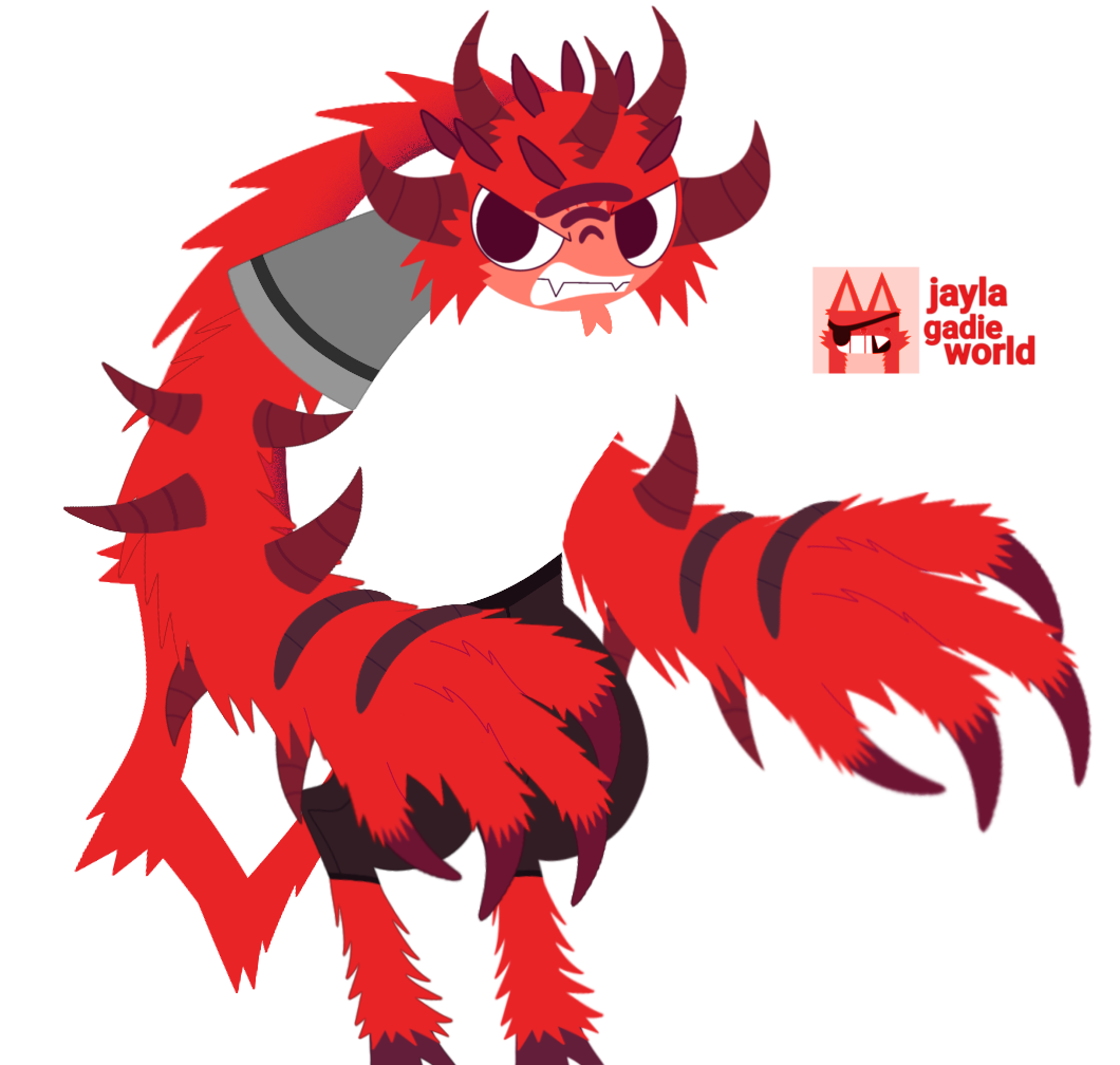 Anthromorphic Raddy Raddy by jaylagadieworld on DeviantArt