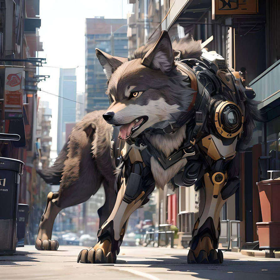 Cyborg Rottweiler Cyborg dog's by SylvainFaret on DeviantArt
