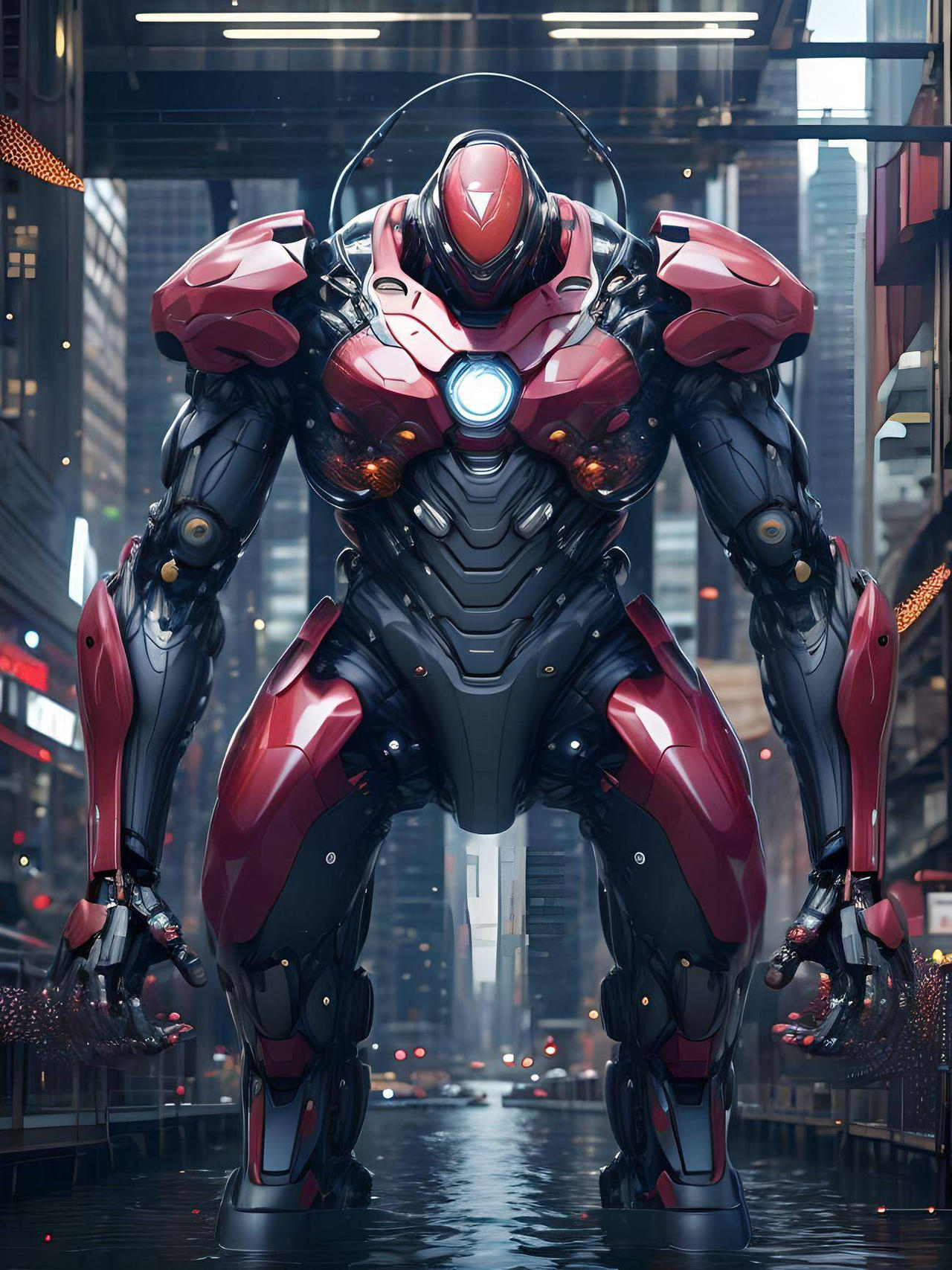 Rust Red Mech Strange red mecha by SylvainFaret on DeviantArt