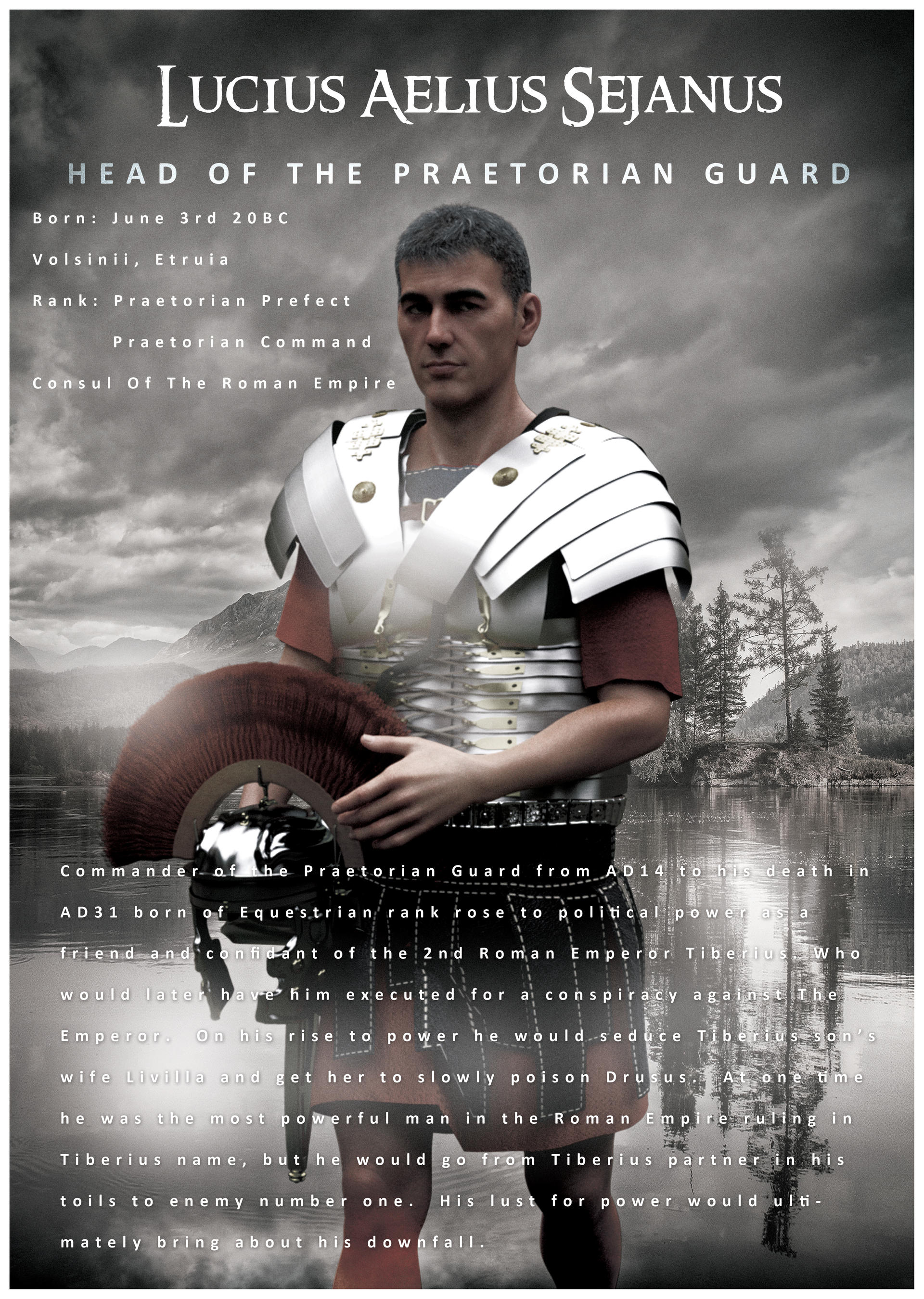 Character Description Lucius Aelius Sejanus by NaughtyBlueEyes on