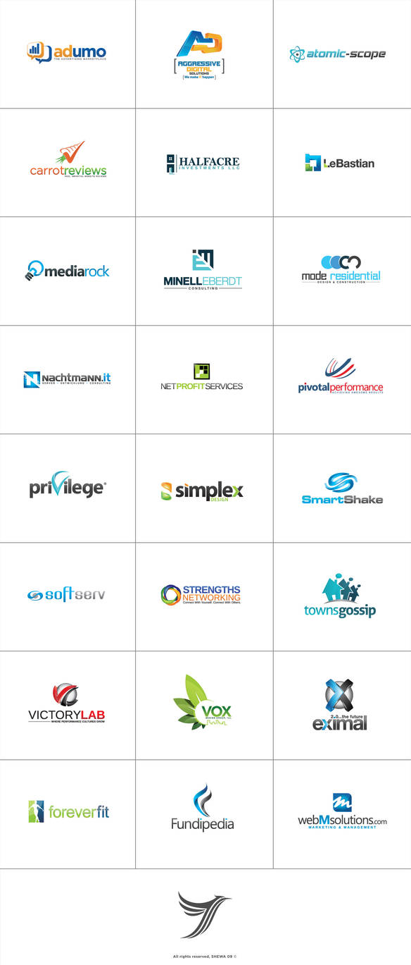 Logofolio 2009 colored by Shewa06